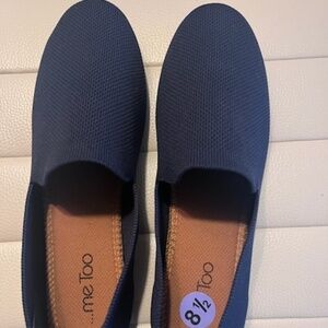 NWOB Me Too Womens Slip On Shoes Navy Blue 8.5 SOLD!